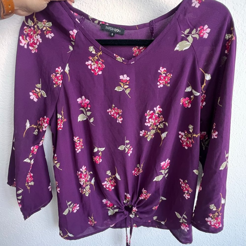 PAPERMOON Clindon Tie Detail Blouse